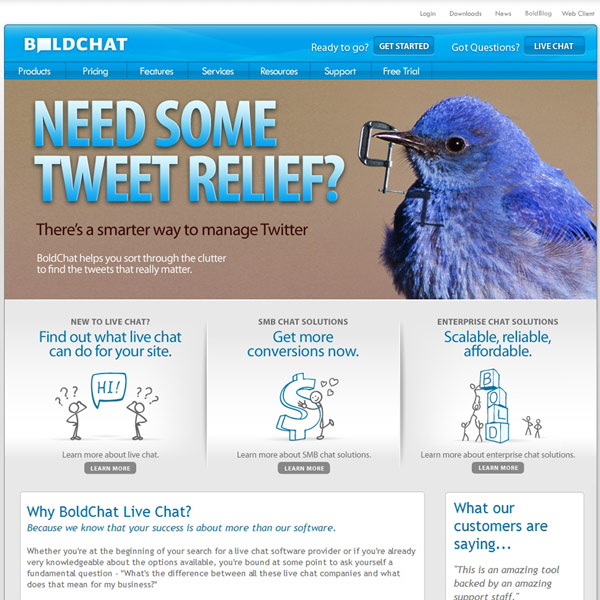 BoldChat Homepage BoldChat Homepage