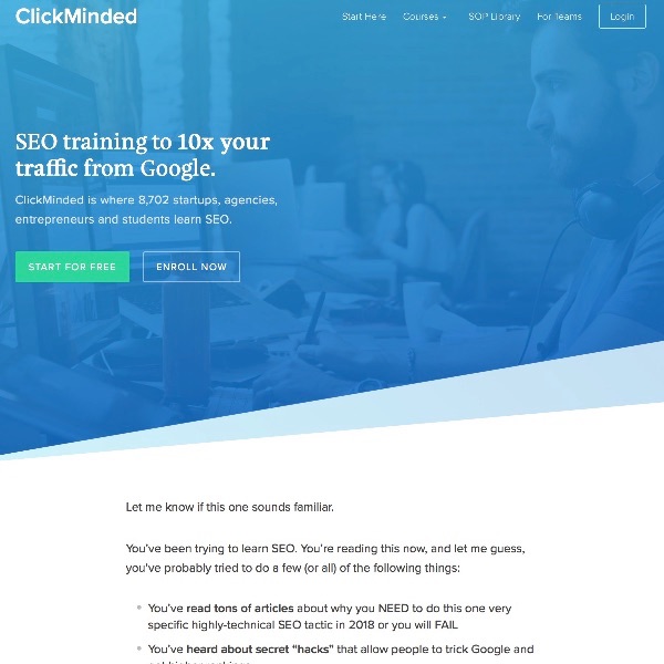 ClickMinded Homepage ClickMinded Homepage