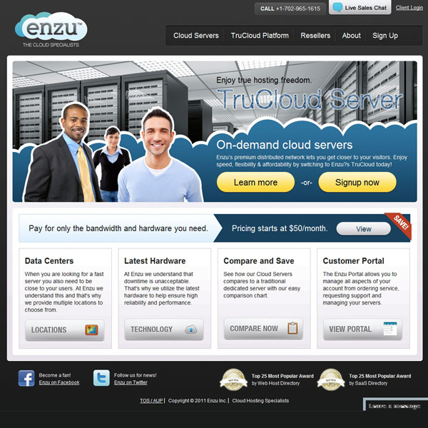 Enzu Homepage Enzu Homepage