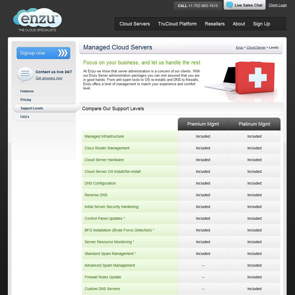 Enzu Managed Cloud Server Enzu Managed Cloud Server
