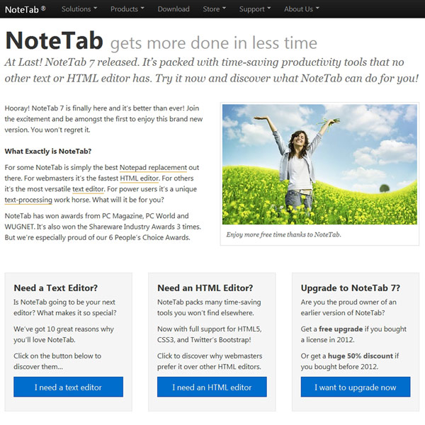 NoteTab Homepage NoteTab Homepage