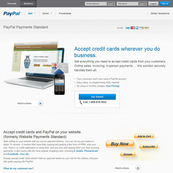 PayPal Payments Standard PayPal Payments Standard