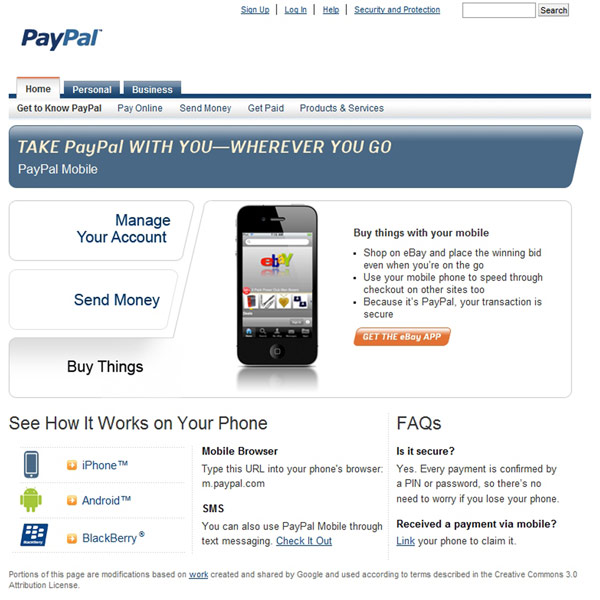 PayPal Mobile PayPal Mobile