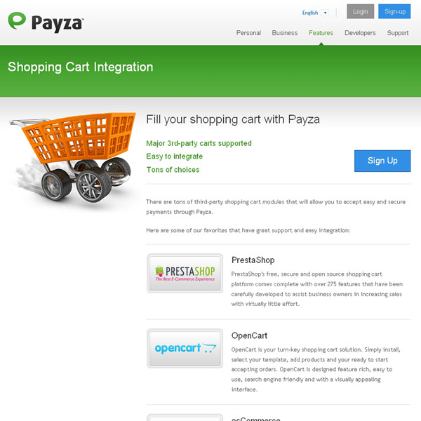 Payza Shopping Cart Integration Payza Shopping Cart Integration