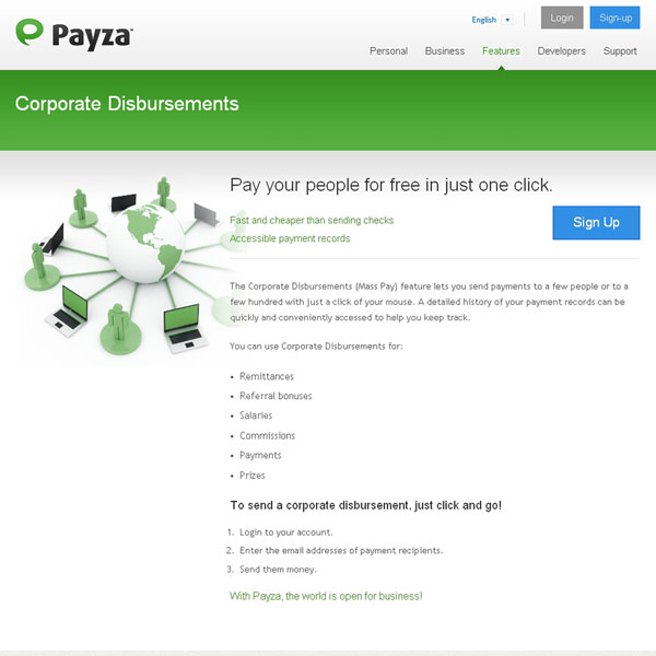 Payza Corporate Disbursements Payza Corporate Disbursements