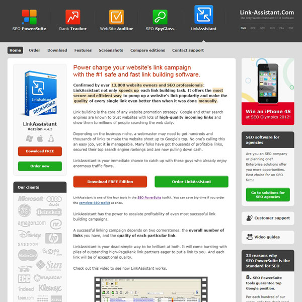 SEO PowerSuite Link Assistant SEO PowerSuite Link Assistant