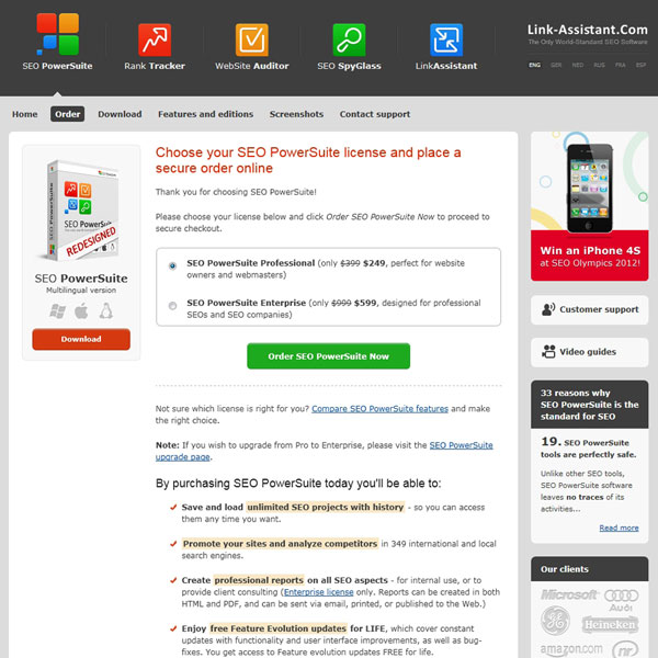 SEO PowerSuite Pricing SEO PowerSuite Pricing