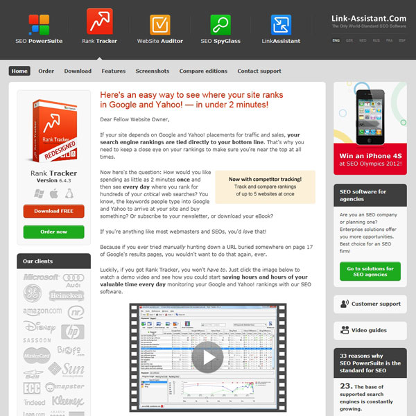 SEO PowerSuite Rank Tracker SEO PowerSuite Rank Tracker
