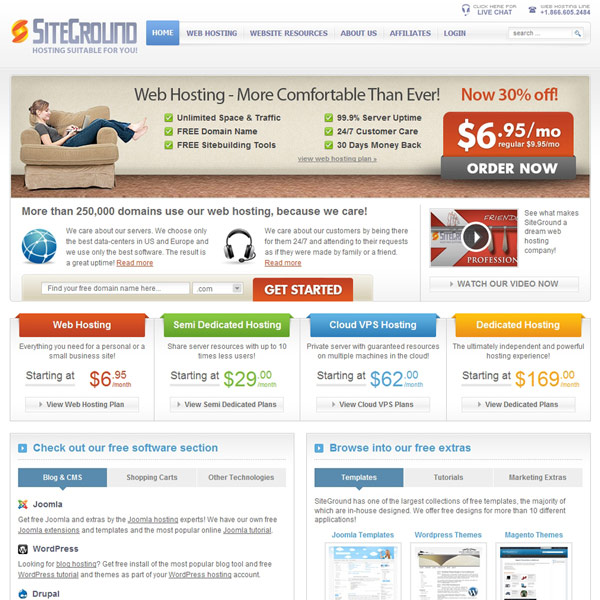 SiteGround Homepage SiteGround Homepage