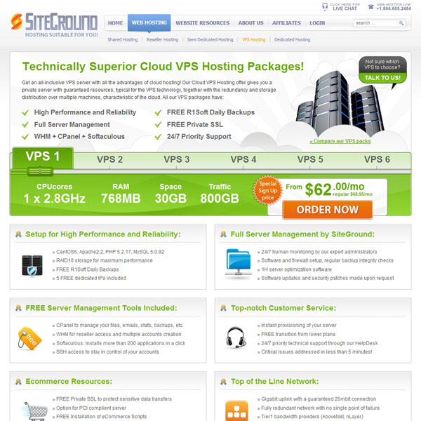 SiteGround VPS Hosting SiteGround VPS Hosting