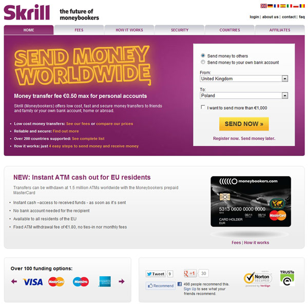 Skrill Send Money Skrill Send Money