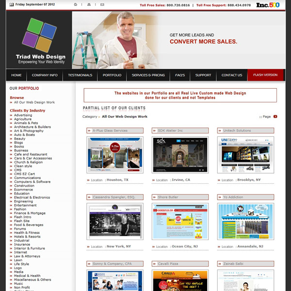 Triad Web Design Portfolio Triad Web Design Portfolio
