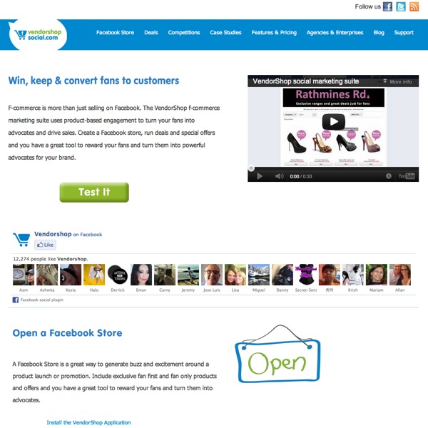 VendorShop Homepage VendorShop Homepage