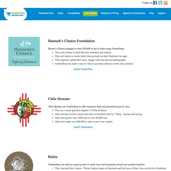 VendorShop Client Gallery VendorShop Client Gallery