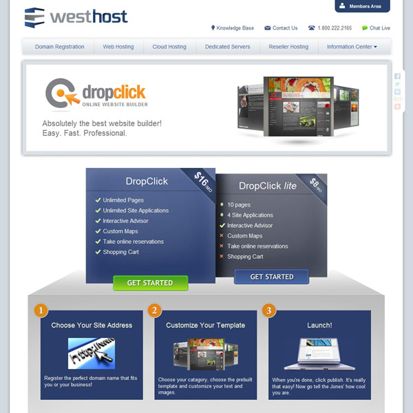 WestHost Online Website Builder WestHost Online Website Builder