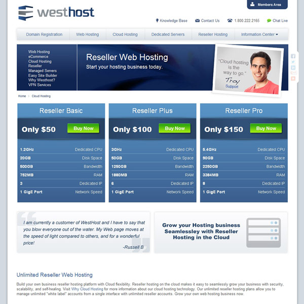 WestHost Reseller Hosting WestHost Reseller Hosting