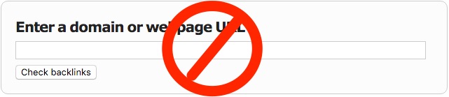 Backlink Checker Unavailable