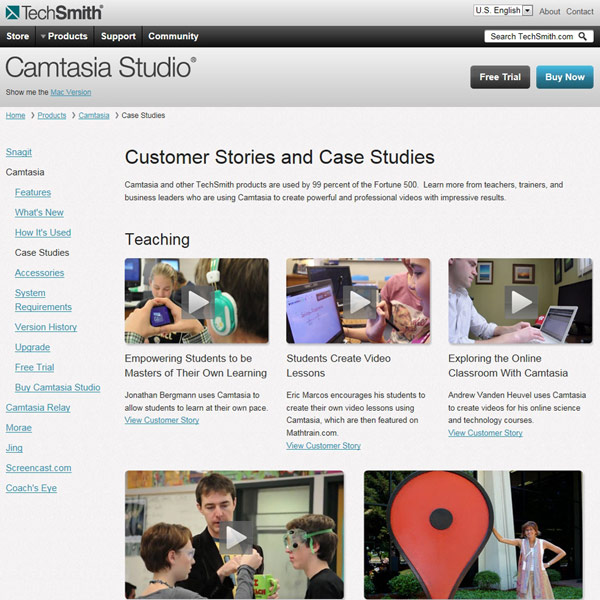 Camtasia Studio Casestudy