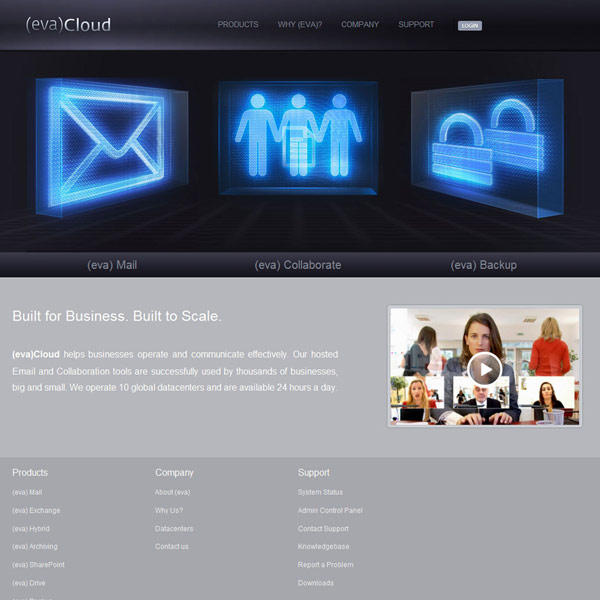 EvaCloud Homepage