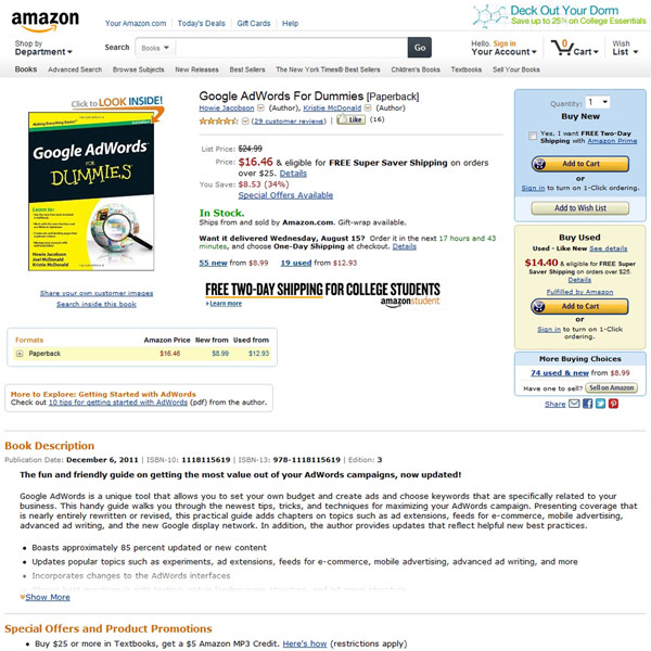 Google AdWords For Dummies