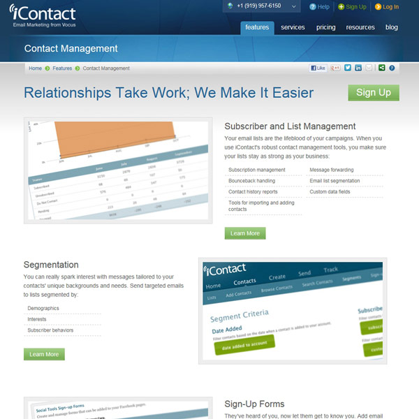 iContact Contact Management