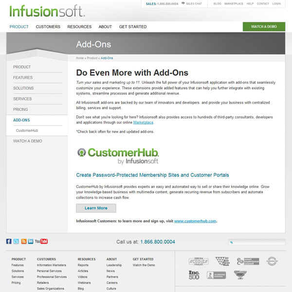 Infusionsoft Addons