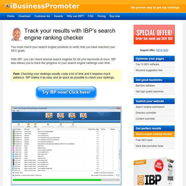 Internet Business Promoter Ranking Checker