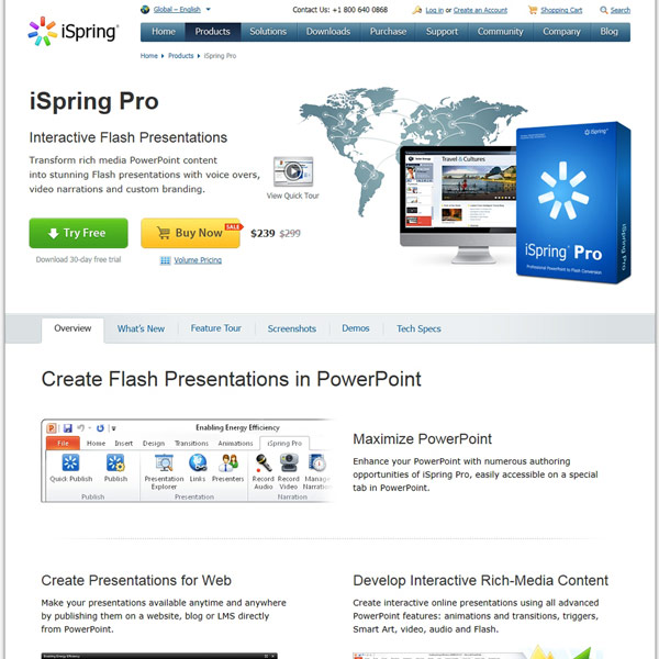 iSpring Pro Homepage iSpring Pro Homepage