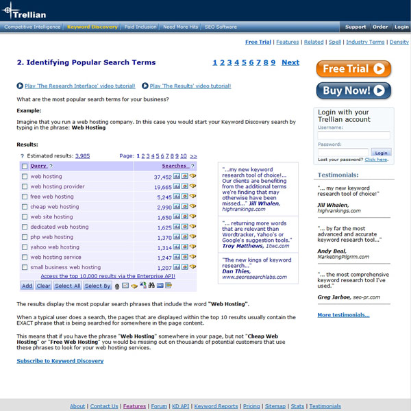 Keyword Discovery Keyword Research