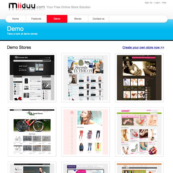 Miiduu Demo Stores