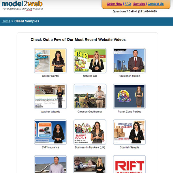Model2Web Samples
