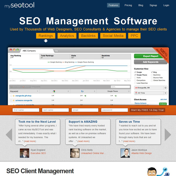 My SEO Tool Homepage