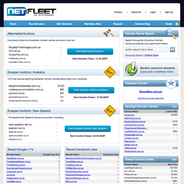 Netfleet Homepage
