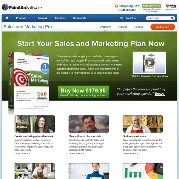 Sales and Marketing Pro Homepage