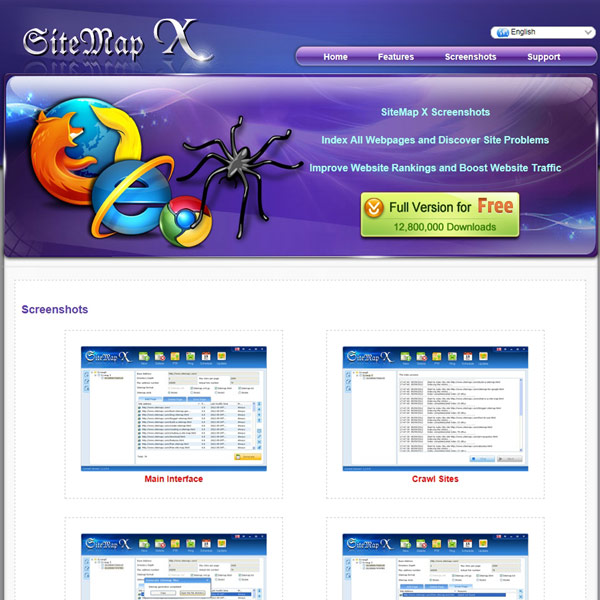 SiteMap X Screenshots
