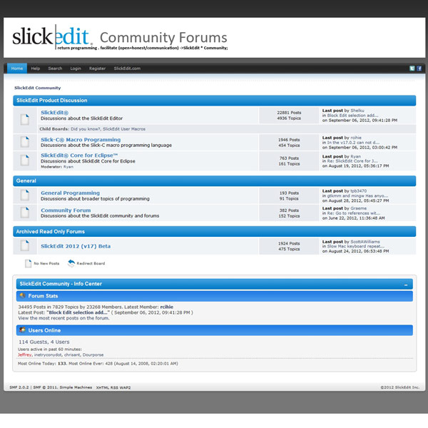 SlickEdit Forums