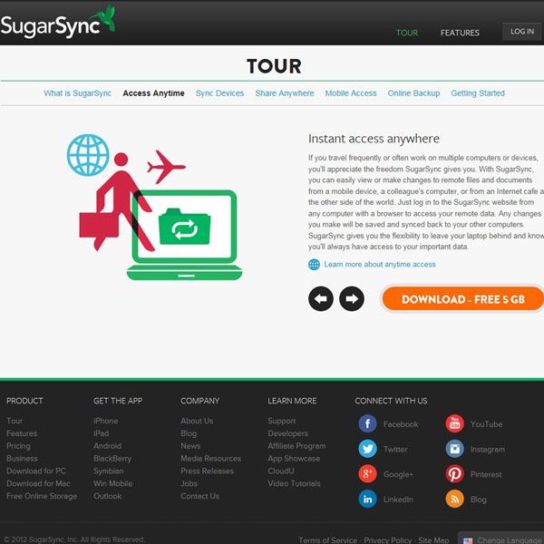 SugarSync Access
