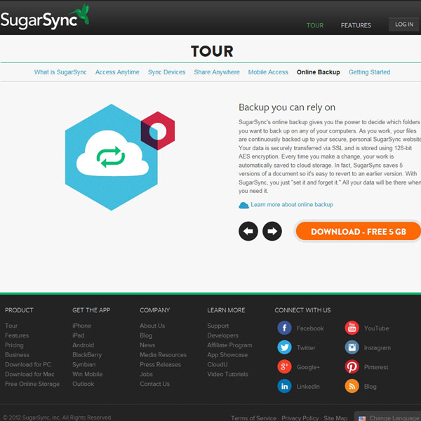 SugarSync Online