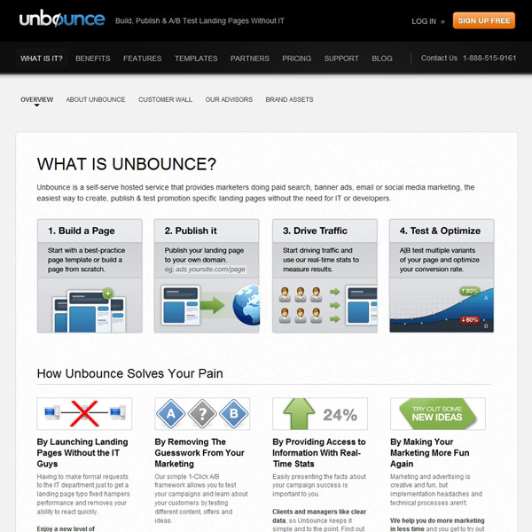 Unbounce Overview