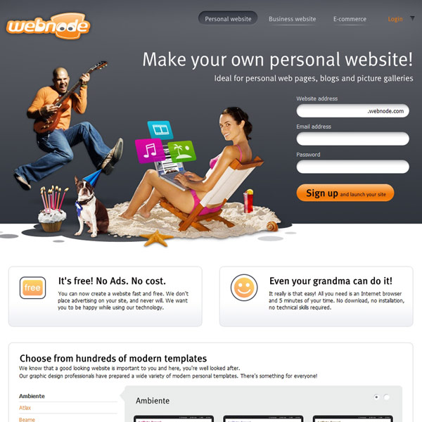 Webnode Personal Website