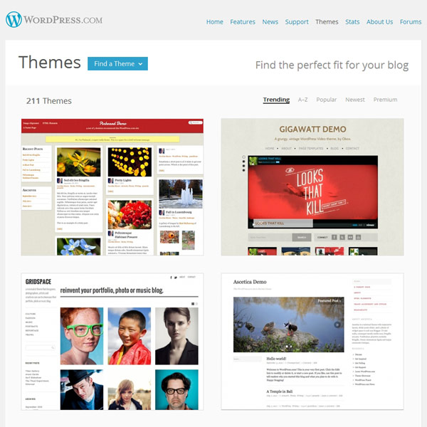 WordPress.com Themes