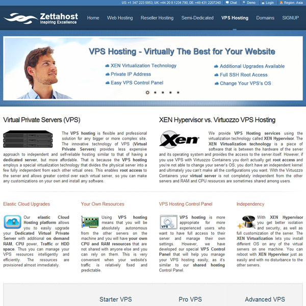 Zettahost Virtual Private Servers Zettahost Virtual Private Servers